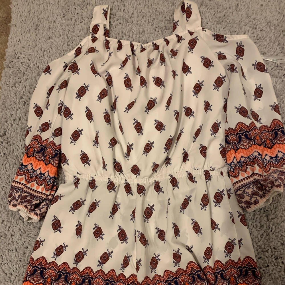 Sequin Hearts Girls Romper